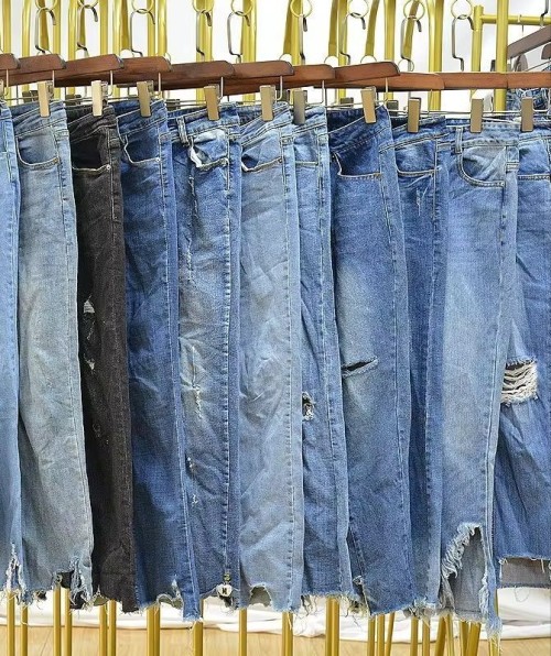 Grade A Used Clothes In Bales USA 1st Grade Women Jean In Bales